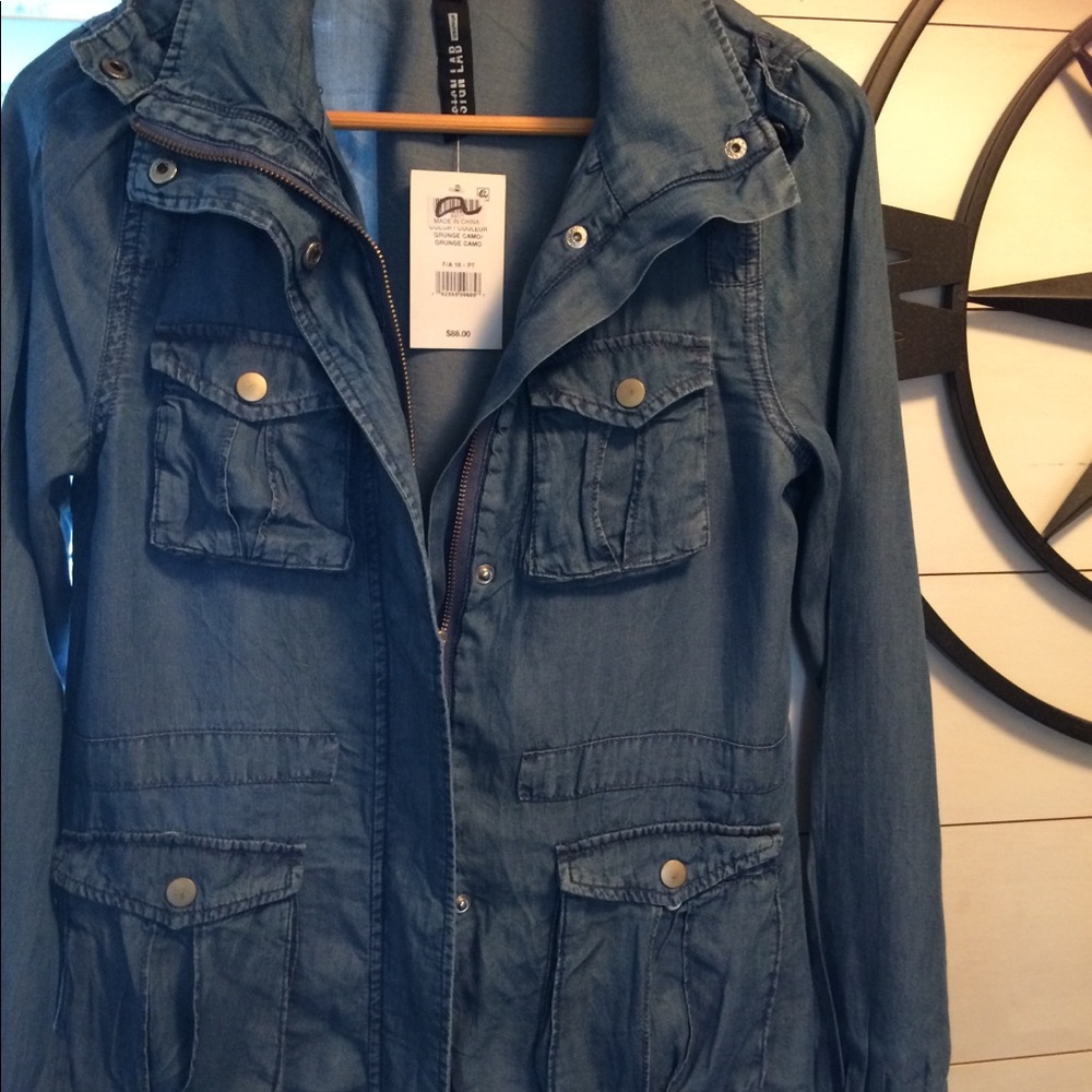 Design Lab Lord & Taylor jacket/shirt NWT